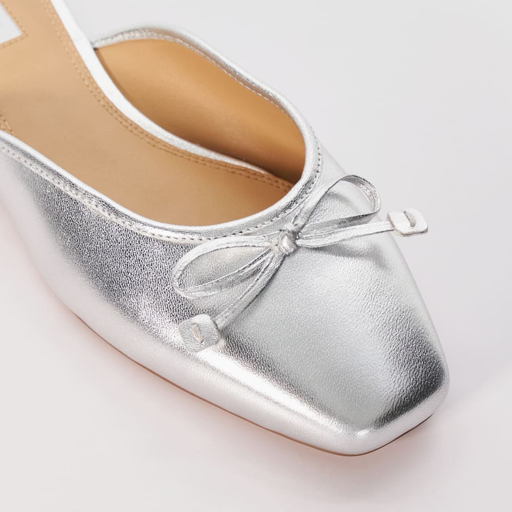Silver dolly shoes sales